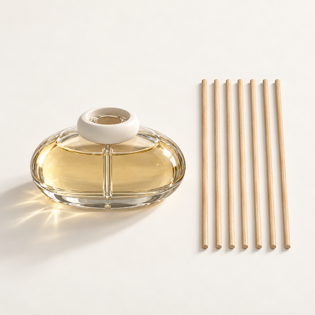 Orison Oval Reed Diffuser with all included components