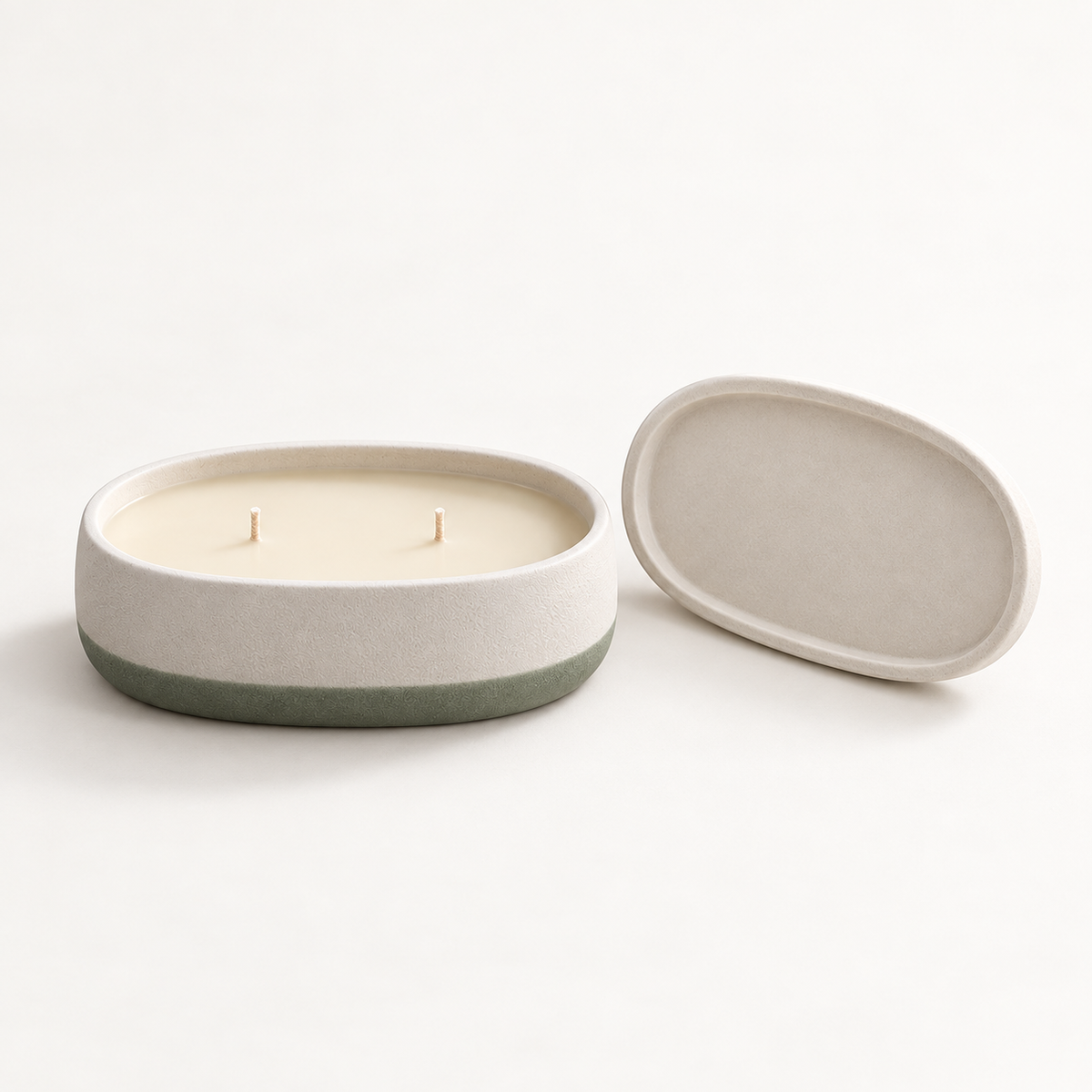 Pale Grove Double-Wick Candle with all included components