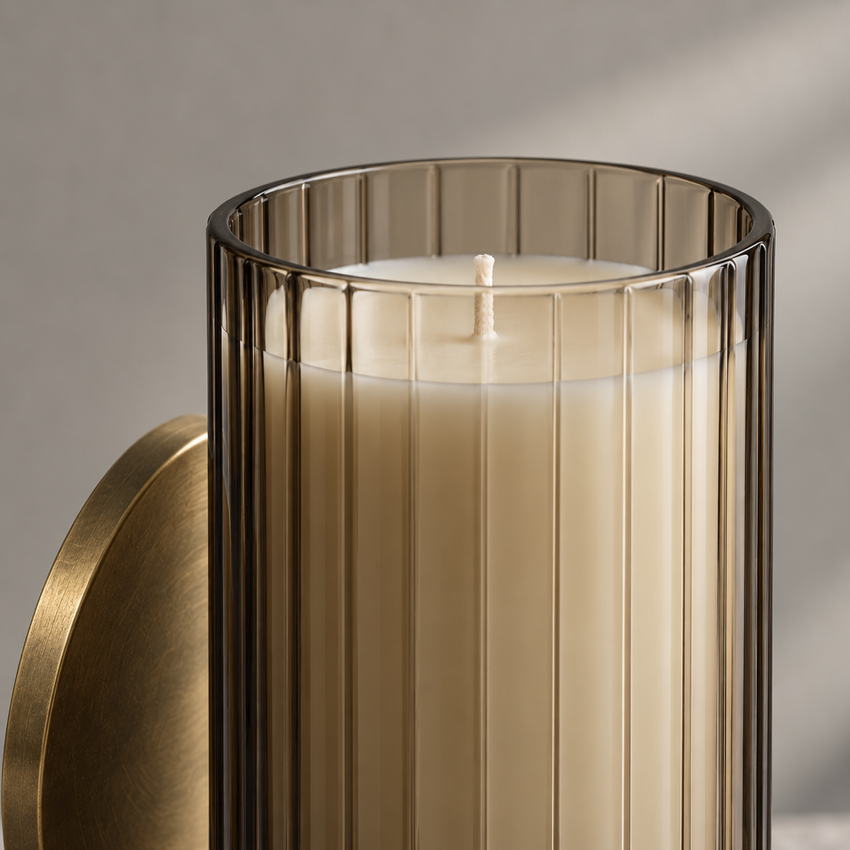 Serein Ribbed Candle material and construction detail