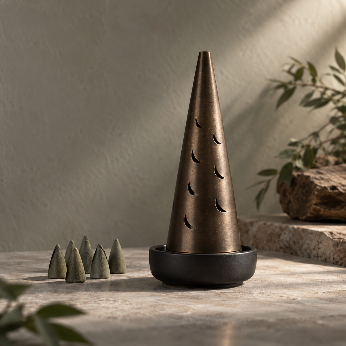 Vellum Smoke Tower in a complete studio view