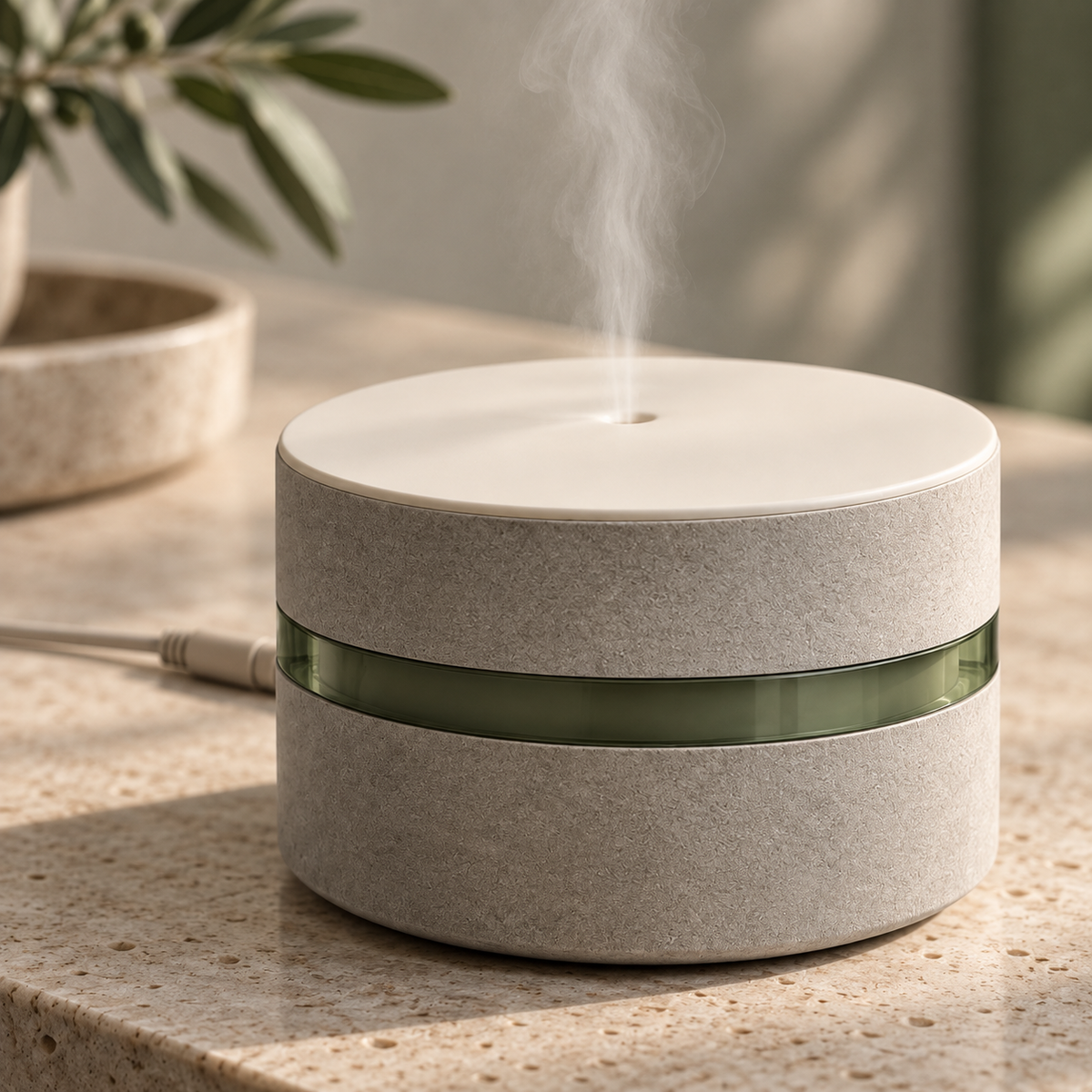 Wren Ultrasonic Diffuser material and construction detail
